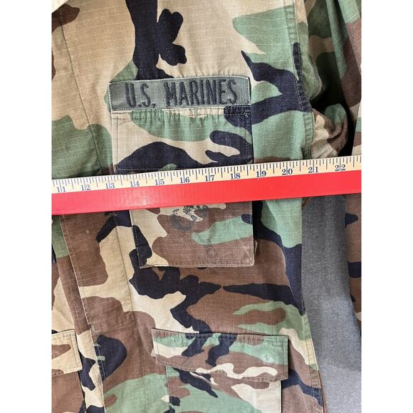 VINTAGE RAMBO COMBAT JACKET JUNGLE CAMO M REG NATO USA COAT US ARMY MARINES - Picture 3 of 6